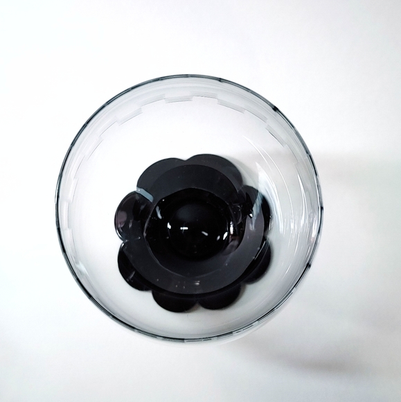 Set of 7 - Black Lily Pad Glasses - Picture 5 of 5